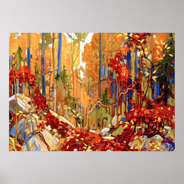 Tom Thomson - Herbstgarten Poster (Vorne)