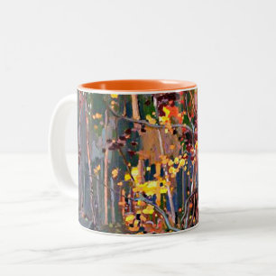 Tom Thomson Kunst: Ahornschnitzel Zweifarbige Tasse