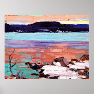 Tom Thomson - Landschaft mit Schnee Poster