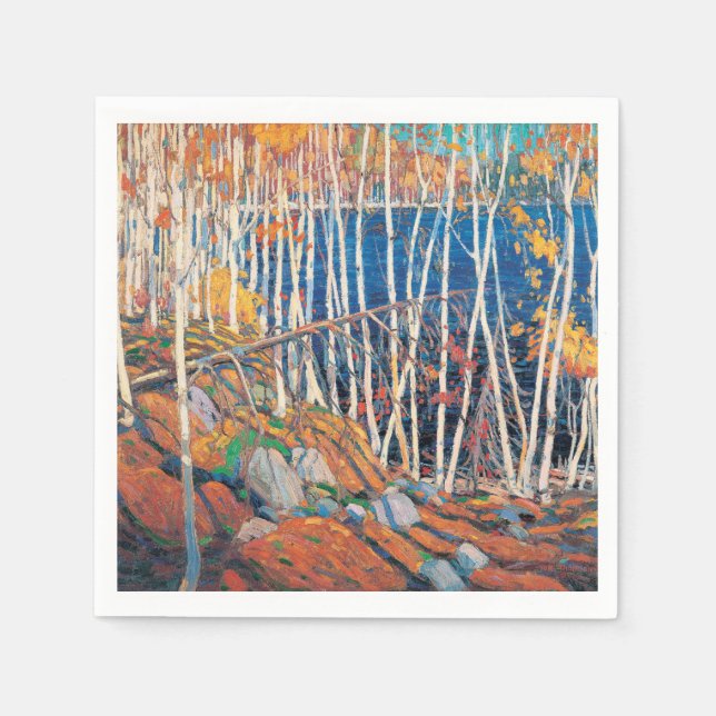 Tom Thomson Painting im Nordland Ontario Land Serviette (Vorderseite)