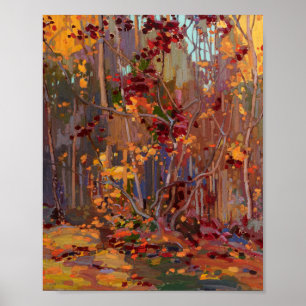 Tom Thomson Painting Maple Saplings Kanadisches La Poster