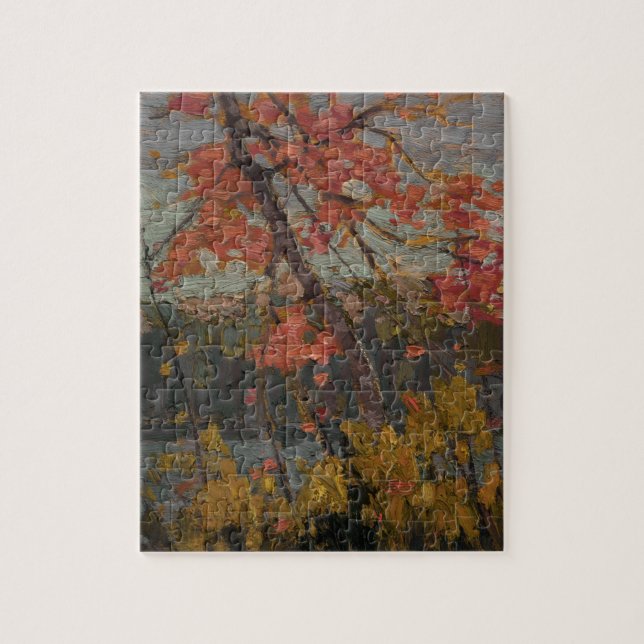 Tom Thomson Painting Ontario Northland Puzzle (Vertikal)