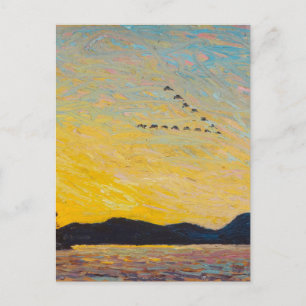 Tom Thomson Painting Vintage kanadische Landschaft Postkarte