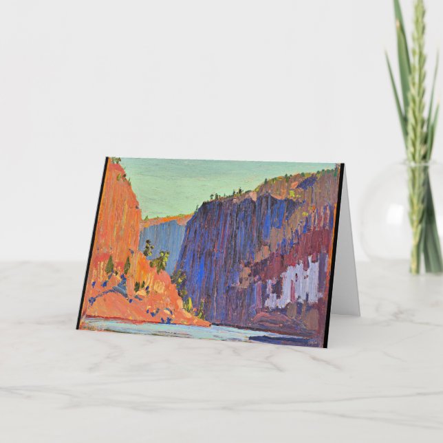 Tom Thomson - Petawawa-Schluchten Karte (Vorderseite)