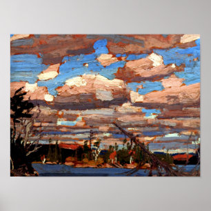 Tom Thomson - Ragged Lake, fine art Poster