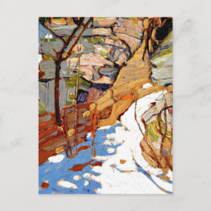 Tom Thomson - Schnee und Rocks Postkarte