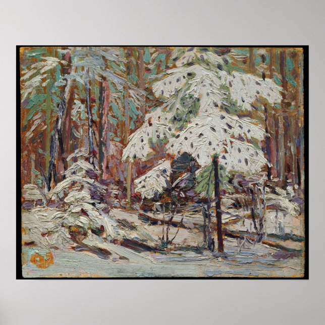 Tom Thomson Snow im Wald Poster (Vorne)