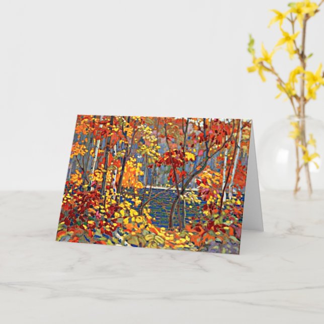 Tom Thomson - The Pool Karte (Gelbe Blume)