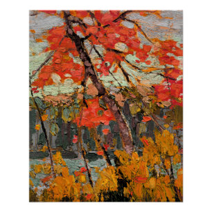 Tom Thomson - Twisted Maple Poster