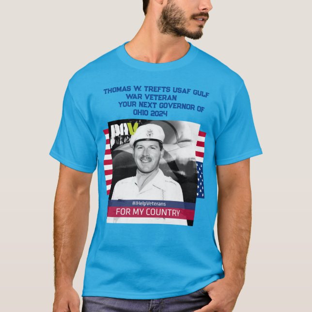 TOM TREFTS FOR GOVERNOR OF OHIO 2024 T-Shirt (Vorderseite)