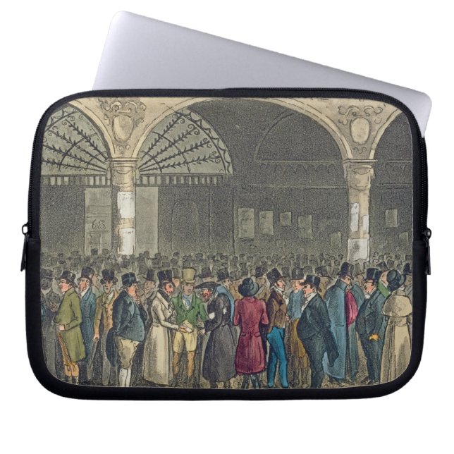 Tom u. Jerry, welche die Börse, von 'Lif besuchen Laptopschutzhülle (Vorderseite)