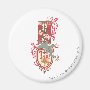 Tom und Jerry 1. Platz 1 Magnet