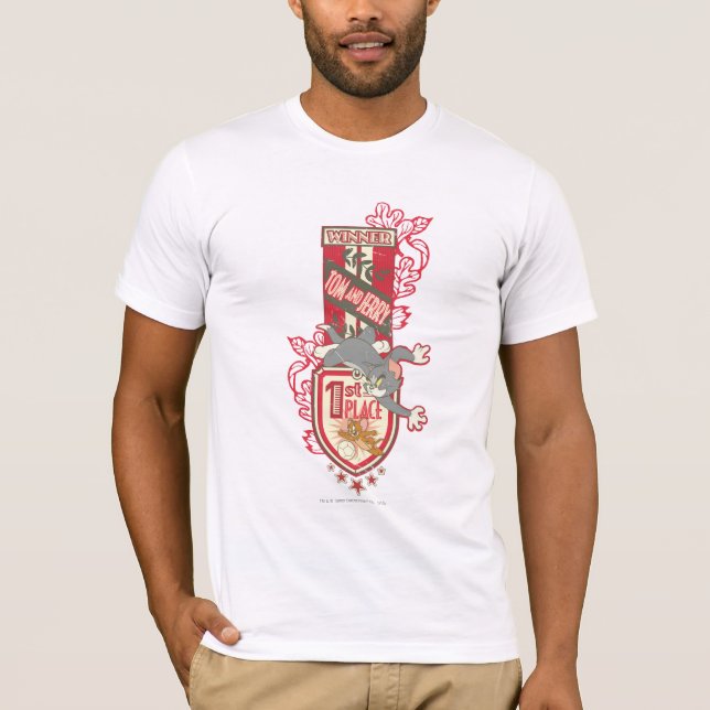 Tom und Jerry 1. Platz 1 T-Shirt (Vorderseite)