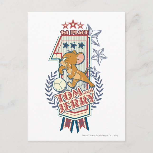 Tom und Jerry 1. Platz 2 Postkarte (Vorderseite)