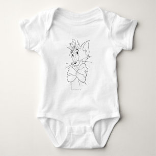 Tom und Jerry auf Kopf Baby Strampler