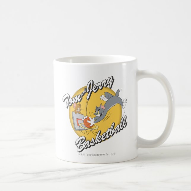 Tom und Jerry Basketball 2 Kaffeetasse (Rechts)