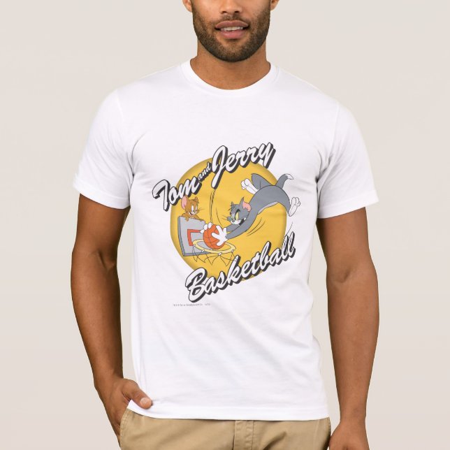 Tom und Jerry Basketball 2 T-Shirt (Vorderseite)