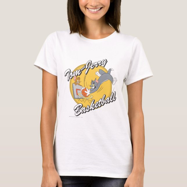 Tom und Jerry Basketball 2 T-Shirt (Vorderseite)