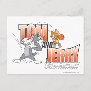 Tom und Jerry Basketball 3 Postkarte
