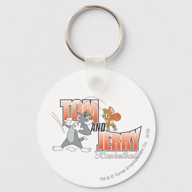 Tom und Jerry Basketball 3 Schlüsselanhänger (Vorderseite)