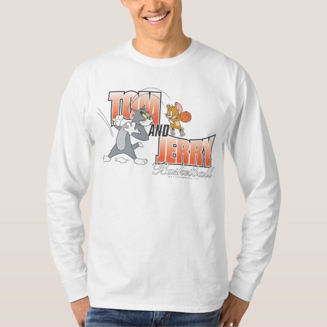 Tom und Jerry Basketball 3 T-Shirt (Vorderseite)