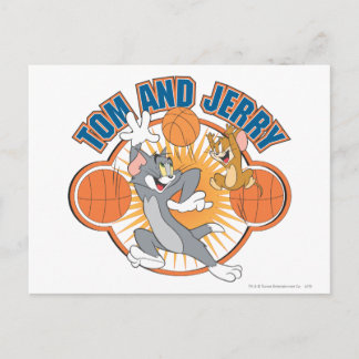 Tom und Jerry Basketball 4 Postkarte