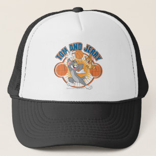 Tom- und Jerry-Basketball 4 Truckerkappe