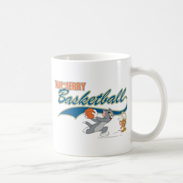 Tom und Jerry Basketball 5 Kaffeetasse (Rechts)