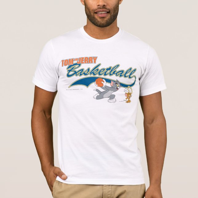 Tom und Jerry Basketball 5 T-Shirt (Vorderseite)