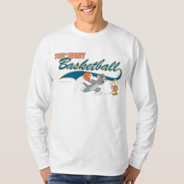 Tom und Jerry Basketball 5 T-Shirt (Vorderseite)