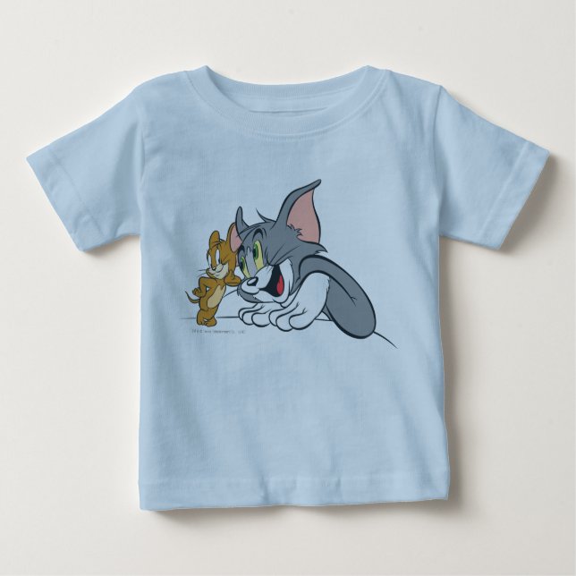 Tom und Jerry Best Buds Baby T-shirt (Vorderseite)