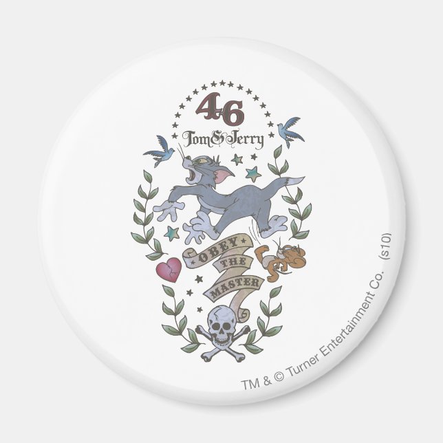 Tom und Jerry bey den Meister 2 Magnet (Vorne)