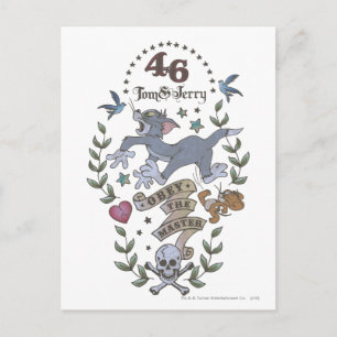 Tom und Jerry bey den Meister 2 Postkarte