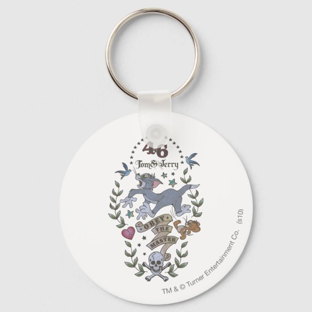 Tom und Jerry bey den Meister 2 Schlüsselanhänger (Vorderseite)
