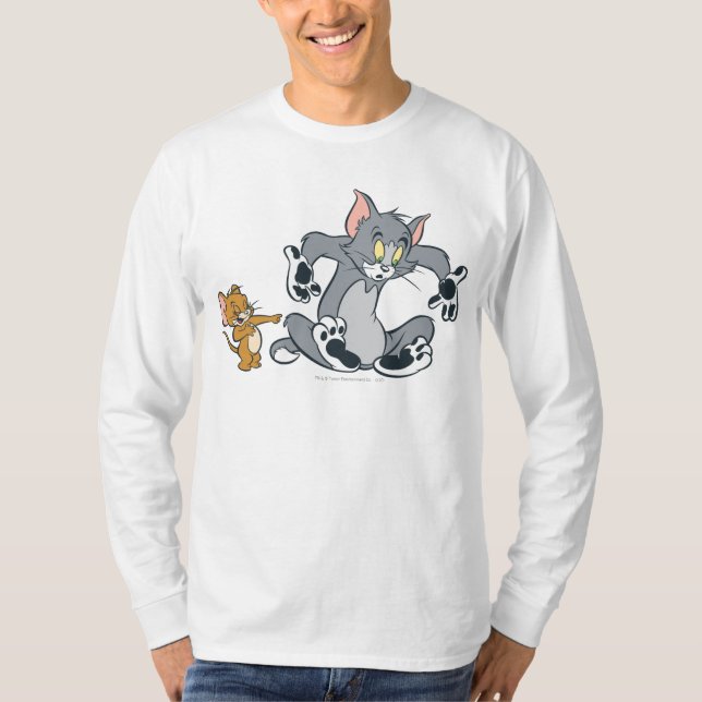 Tom und Jerry Black Paw Cat T-Shirt (Vorderseite)