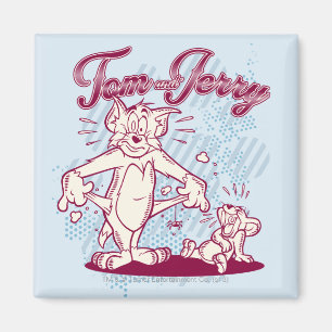 Tom und Jerry brachen Magnet