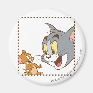 Tom und Jerry Briefmarke Magnet