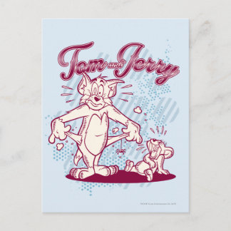 Tom und Jerry Broke Postkarte