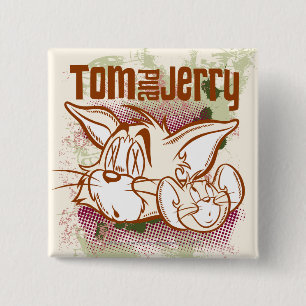 Tom und Jerry Brown und Green Button