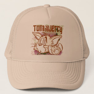 Tom und Jerry Brown und Grün Truckerkappe
