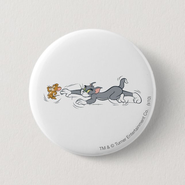 Tom und Jerry Chase Button (Vorderseite)