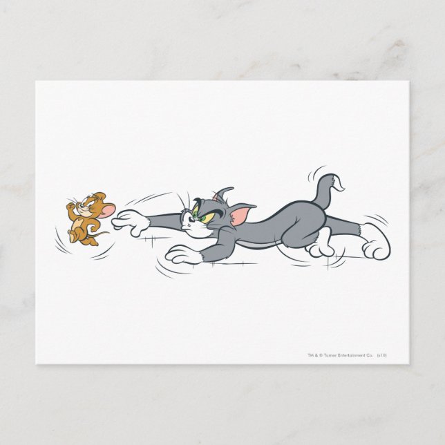 Tom und Jerry Chase Postkarte (Vorderseite)