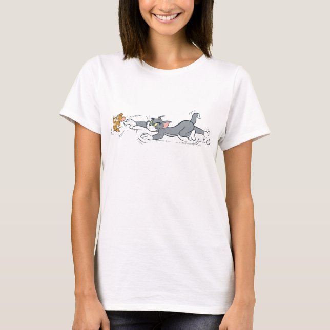 Tom und Jerry Chase T-Shirt (Vorderseite)