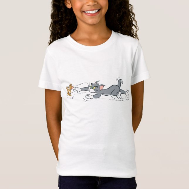 Tom und Jerry Chase T-Shirt (Vorderseite)