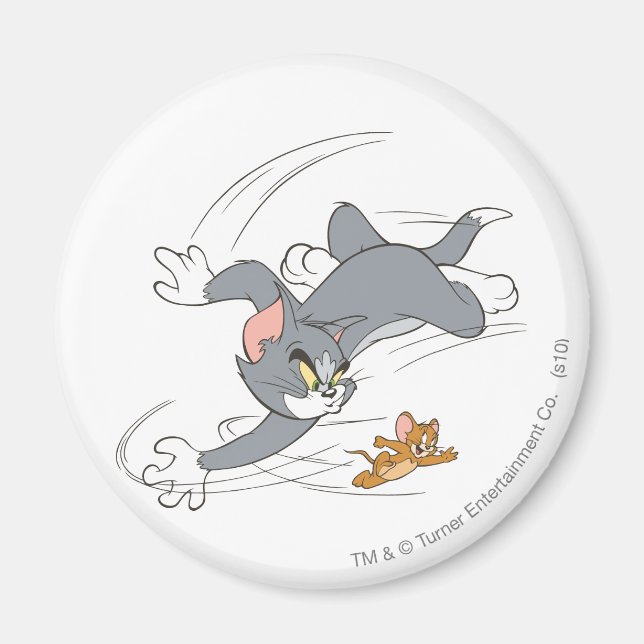 Tom und Jerry Chase Turn Magnet (Vorne)