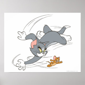 Tom und Jerry Chase Turn Poster