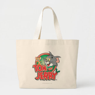 Tom und Jerry Classic Logo Jumbo Stoffbeutel