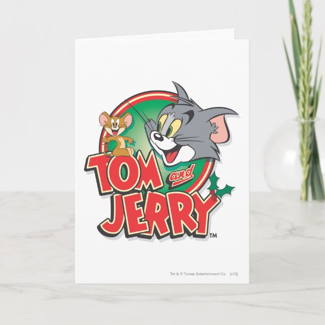 Tom und Jerry Classic Logo Karte (Vorderseite)