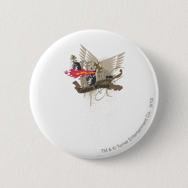 Tom und Jerry Custome Wheels Button (Vorderseite)