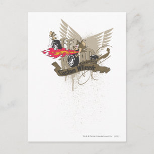 Tom und Jerry Custome Wheels Postkarte